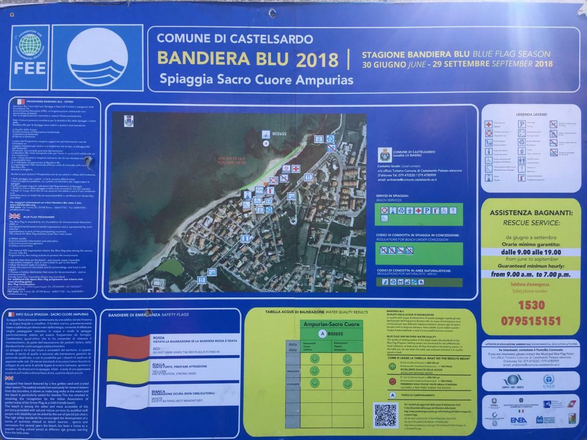 Appartamento Aria 150m dal mare Castelsardo Exterior foto